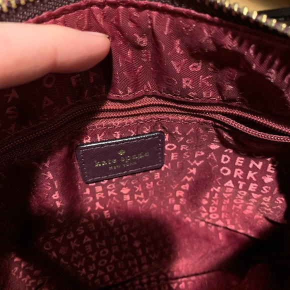 LIKE NEW Kate Spade across Body Bag Plum - Picture 4 of 8